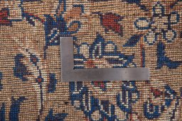 Close-up detail of 1980s Baloch rug from Iran / Persia showing Wool weave