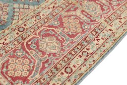 Central medallion detail of 1920s Hamedan rug from Iran / Persia
