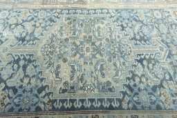 Central medallion detail of 1950s Hamedan rug from Iran / Persia
