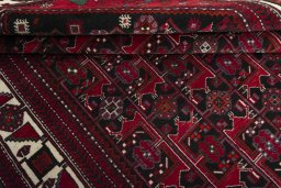Full view of 2000s Hamedan rug from Iran / Persia, 291 × 176 cm in Gray tones