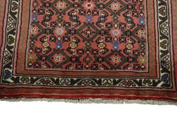 Central medallion detail of New Hamedan rug from Iran / Persia