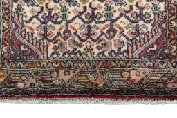 Central medallion detail of 2000s Hamedan rug from Iran / Persia