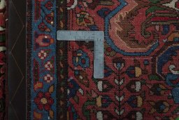Surface texture of New Hamedan rug with natural Wool and intricate pattern