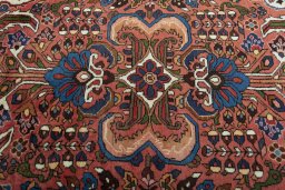 Central medallion detail of New Hamedan rug from Iran / Persia