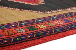 Central medallion detail of New Hamedan rug from Iran / Persia