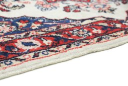 Central medallion detail of 1990s Hamedan rug from Iran / Persia