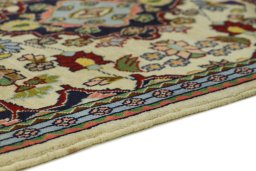Central medallion detail of 1990s Hamedan rug from Iran / Persia