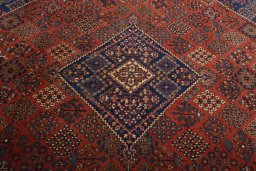 Central medallion detail of 1970s Joshagan rug from Iran / Persia