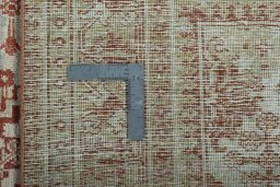 Surface texture of 1950s Joshagan rug with natural Wool and intricate pattern
