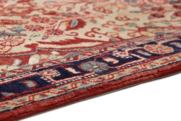 Central medallion detail of 1990s Jozan rug from Iran / Persia