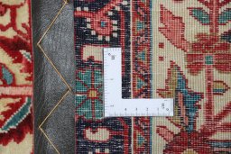 Full view of 1990s Jozan rug from Iran / Persia, 99 × 68 cm in Beige tones