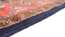 Central medallion detail of 1990s Kurdi rug from Iran / Persia