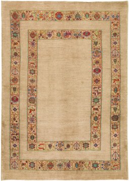 Full view of New Lori rug from Iran / Persia, 238 × 170 cm in Gray tones