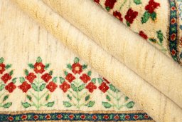 Full view of New Lori rug from Iran / Persia, 237 × 165 cm in White tones
