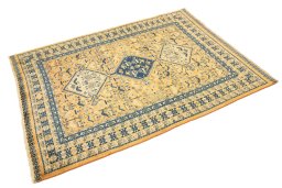 Close-up detail of New Lori rug from Iran / Persia showing Wool weave