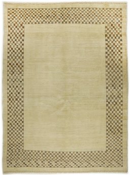 Full view of New Lori rug from Iran / Persia, 208 × 160 cm in Cream tones