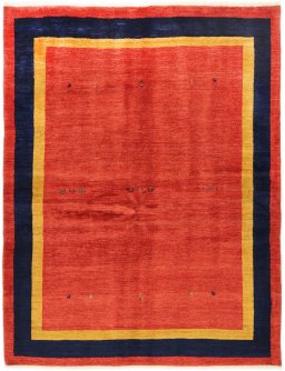 Full view of New Lori rug from Iran / Persia, 211 × 160 cm in Red tones