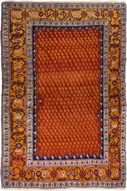 Full view of New Lori rug from Iran / Persia, 145 × 102 cm in Red tones