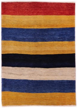 Full view of New Lori rug from Iran / Persia, 142 × 102 cm in Multi Color tones