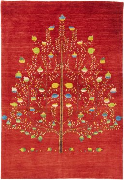 Full view of New Lori rug from Iran / Persia, 222 × 150 cm in Red tones