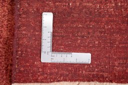 Close-up detail of New Lori rug from Iran / Persia showing Wool weave