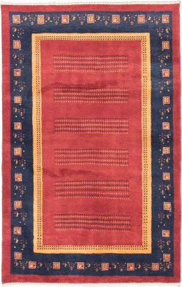 Full view of New Lori rug from Iran / Persia, 175 × 114 cm in Red tones