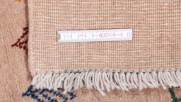 Full view of New Lori rug from Iran / Persia, 152 × 114 cm in Beige tones