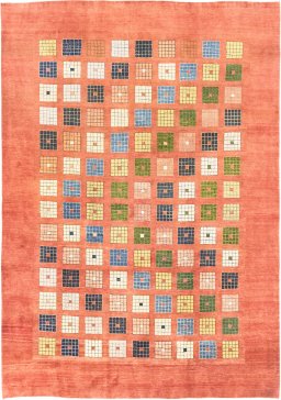 Full view of New Lori rug from Iran / Persia, 343 × 241 cm in Red tones