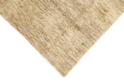 Backside of handmade New Lori rug showing knot structure and weave density