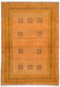 Full view of New Lori rug from Iran / Persia, 150 × 104 cm in Terracotta tones