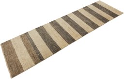 Corner detail of New Lori rug showing border pattern and Wool pile