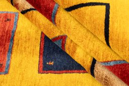 Full view of New Lori rug from Iran / Persia, 312 × 269 cm in Yellow tones
