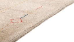 Close-up detail of New Lori rug from Iran / Persia showing Wool weave