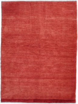Full view of 1980s Lori rug from Iran / Persia, 231 × 170 cm in Red tones
