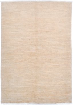Full view of 1980s Lori rug from Iran / Persia, 244 × 165 cm in Beige tones