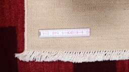 Full view of 1980s Lori rug from Egyptian, 236 × 175 cm in Red tones