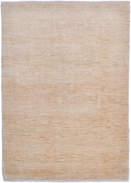 Full view of 1980s Lori rug from Iran / Persia, 196 × 142 cm in Beige tones