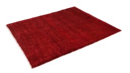 Corner detail of New Lori rug showing border pattern and Wool pile