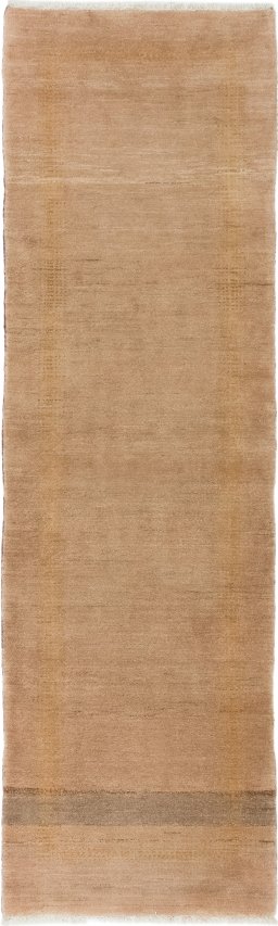 Full view of 1980s Lori rug from Iran / Persia, 290 × 89 cm in Brown tones