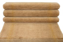 Full view of 1980s Lori rug from Iran / Persia, 290 × 89 cm in Brown tones