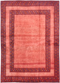 Full view of New Lori rug from Iran / Persia, 239 × 173 cm in Red tones