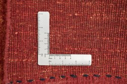 Close-up detail of New Lori rug from Iran / Persia showing Wool weave