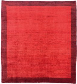 Full view of New Lori rug from Iran / Persia, 226 × 211 cm in Red tones