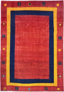 Full view of New Lori rug from Iran / Persia, 292 × 206 cm in Red tones