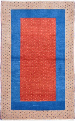 Full view of New Lori rug from Iran / Persia, 130 × 84 cm in Red tones