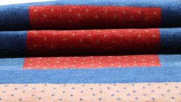 Close-up detail of New Lori rug from Iran / Persia showing Wool weave