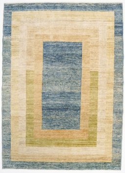 Full view of New Lori rug from Iran / Persia, 185 × 123 cm in Beige tones