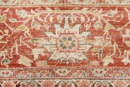 Central medallion detail of 1920s Mahal rug from Iran / Persia