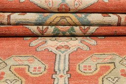 Central medallion detail of 1990s Malayer rug from Iran / Persia