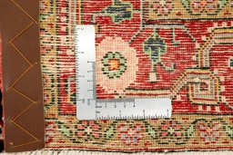 Full view of 1950s Malayer rug from Iran / Persia, 207 × 134 cm in Dark blue tones